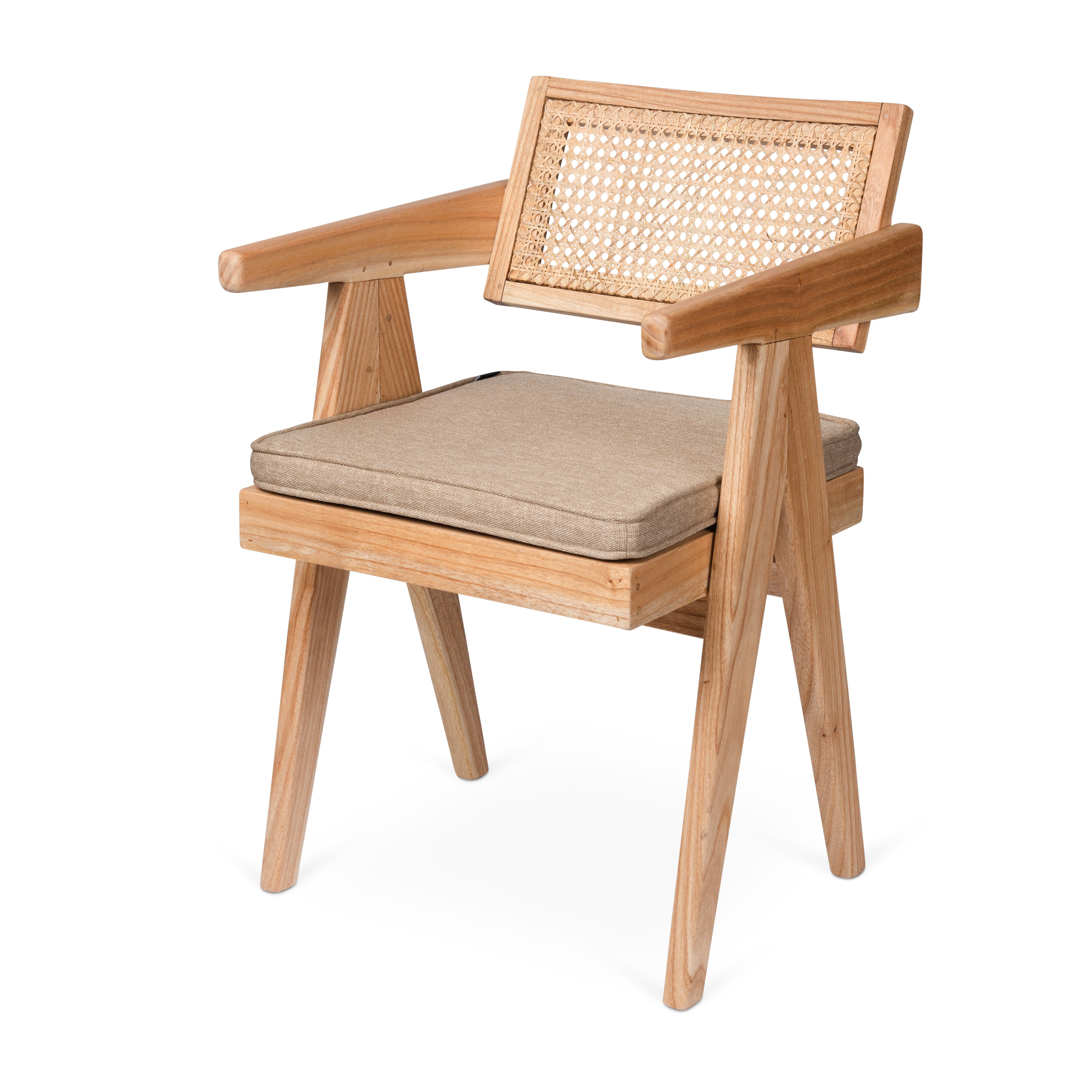 Cushion Office Chair Pierre Light Brown DETJER - Main Image