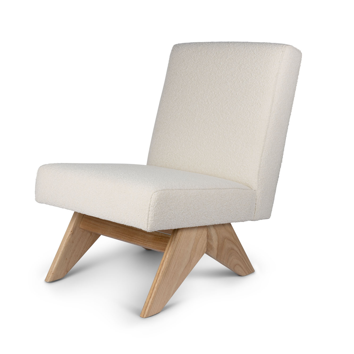 Easy Lounge Armless Sofa Eugene - Boucle creme