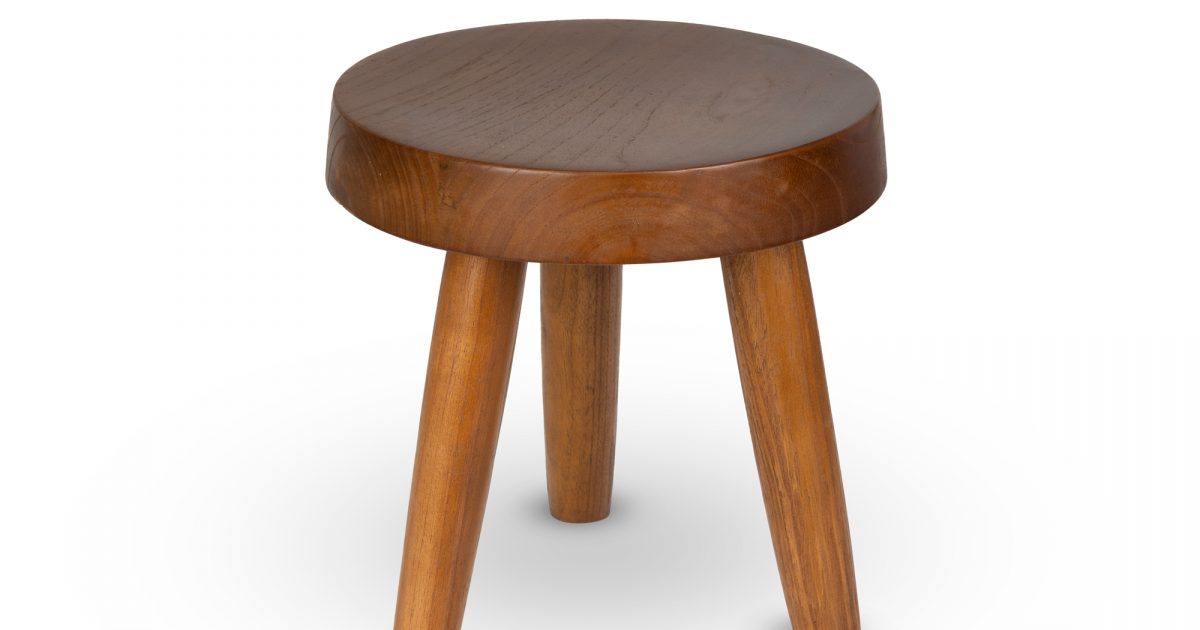 HKLIVING Krukje Log Wooden Stool