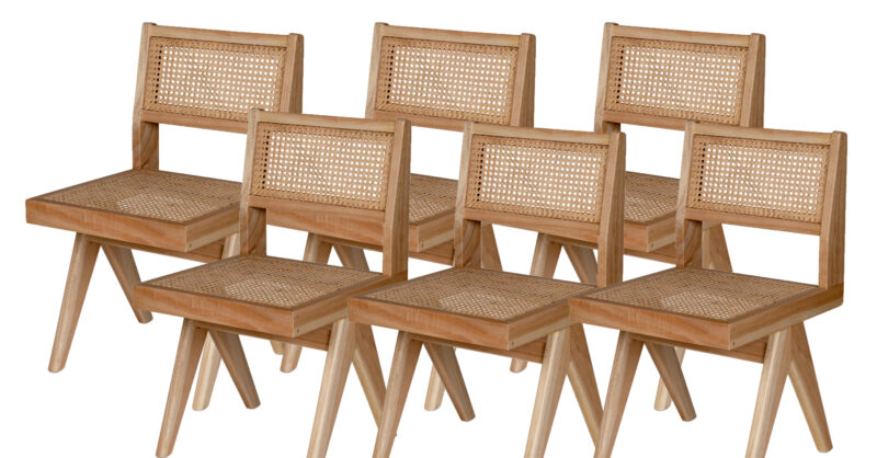Set of Dining Chairs Lecorb Natural DETJER